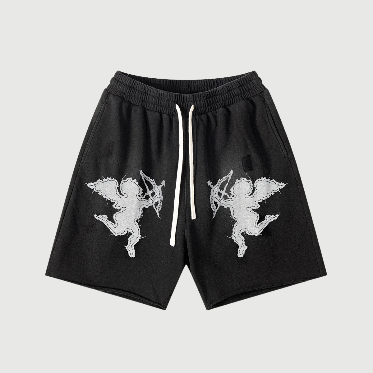 Cupid Printed Fitness Washed Men's Shorts